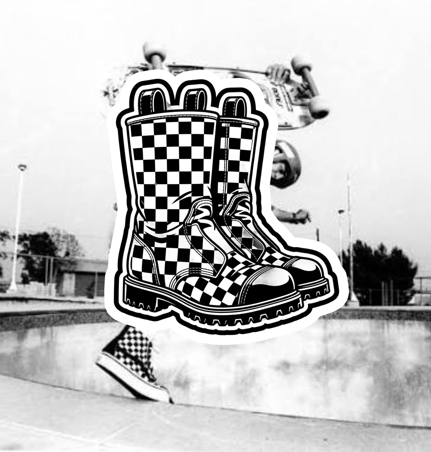Checkered boots ππΌ