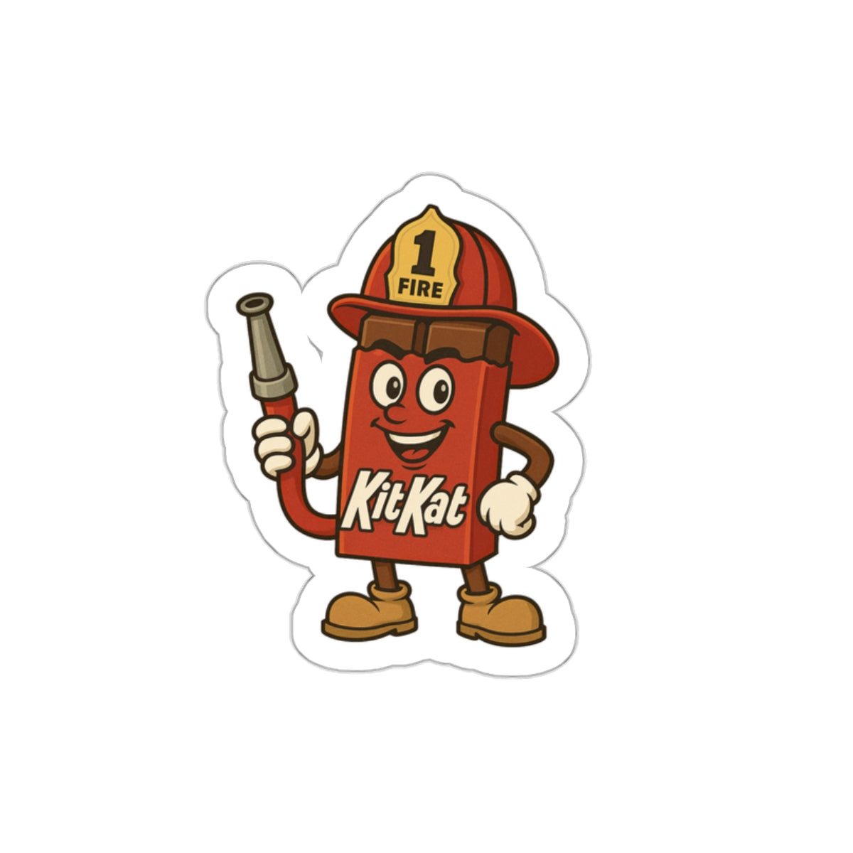 Kit-Kat Die-Cut Stickers