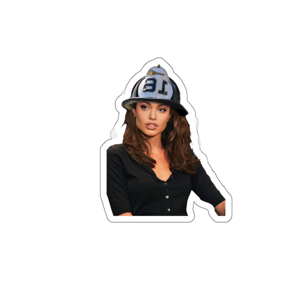 Angelina Jolie Die-Cut Stickers