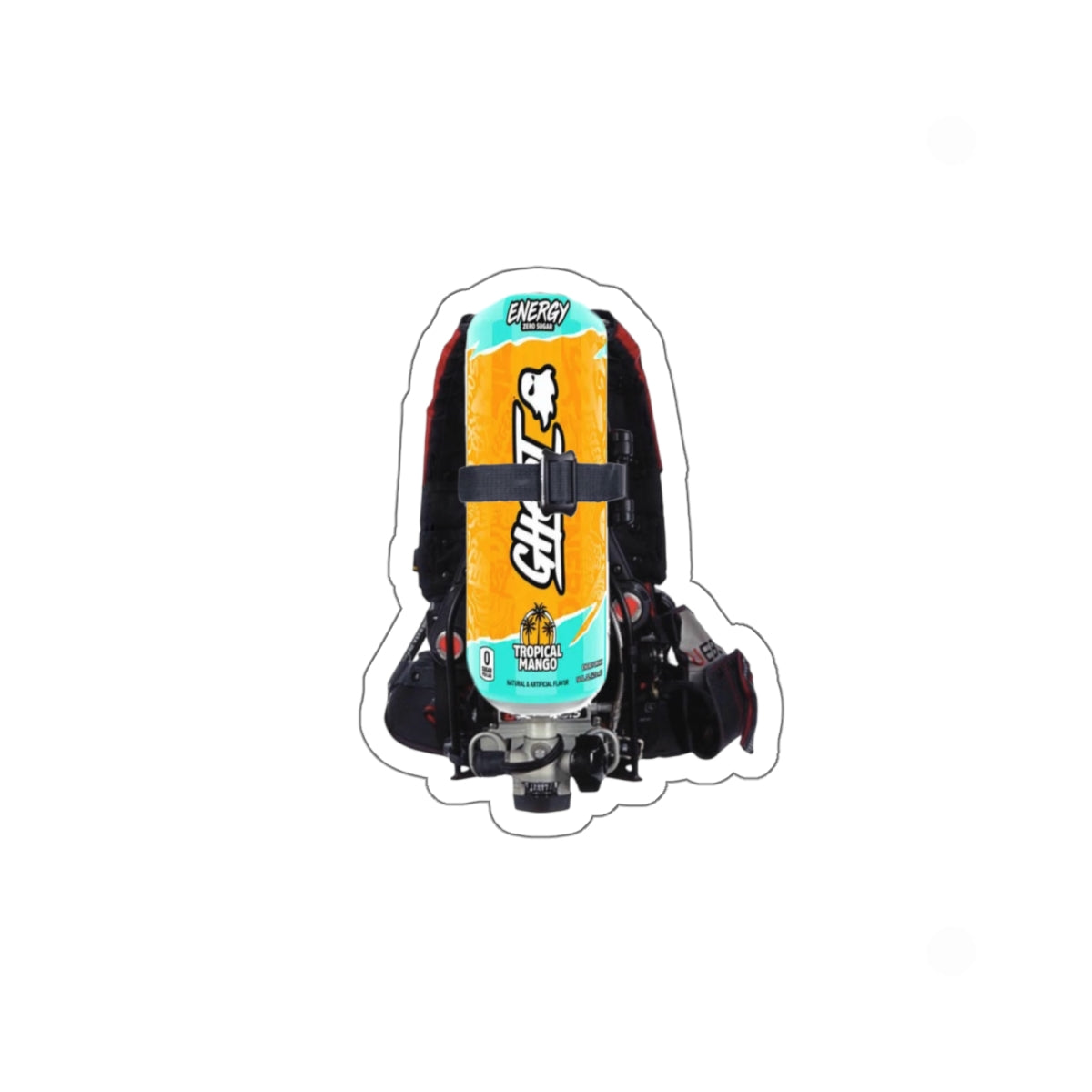 Ghost Tropical Mango Scott X3 Sticker