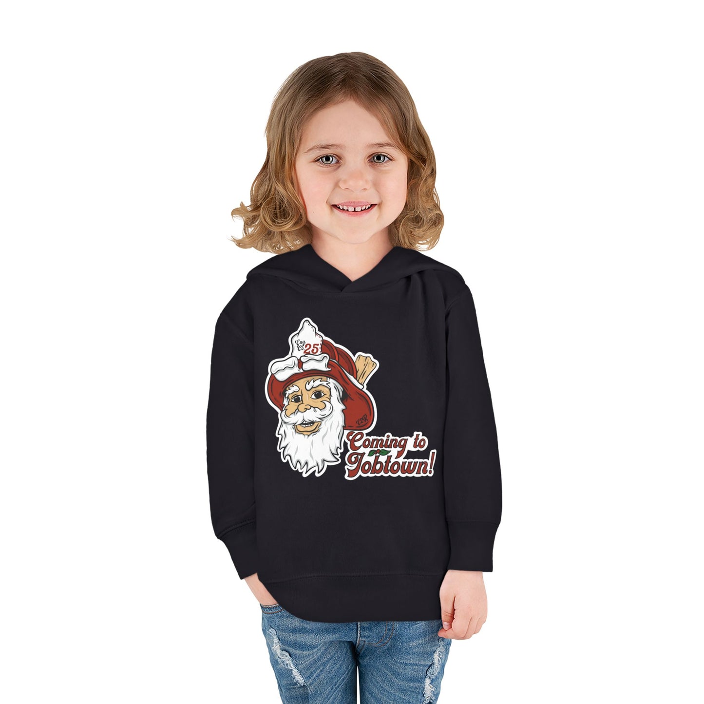 Coming to job town Toddler Pullover Fleece Hoodie