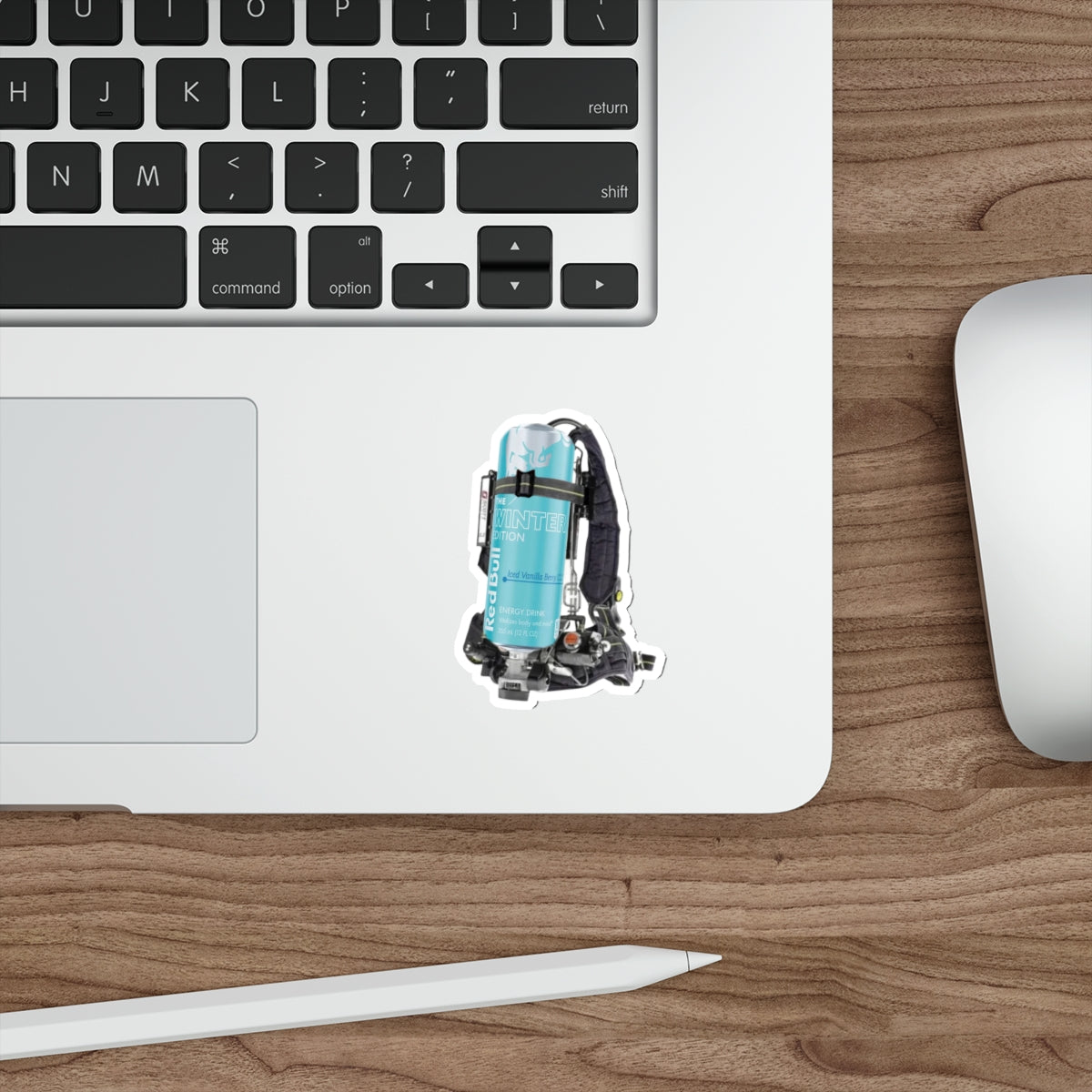Redbull Winter Scott Wire Die-Cut Stickers