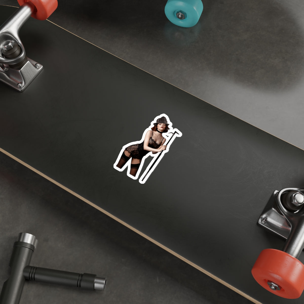 Emma NY Hook Die-Cut Stickers