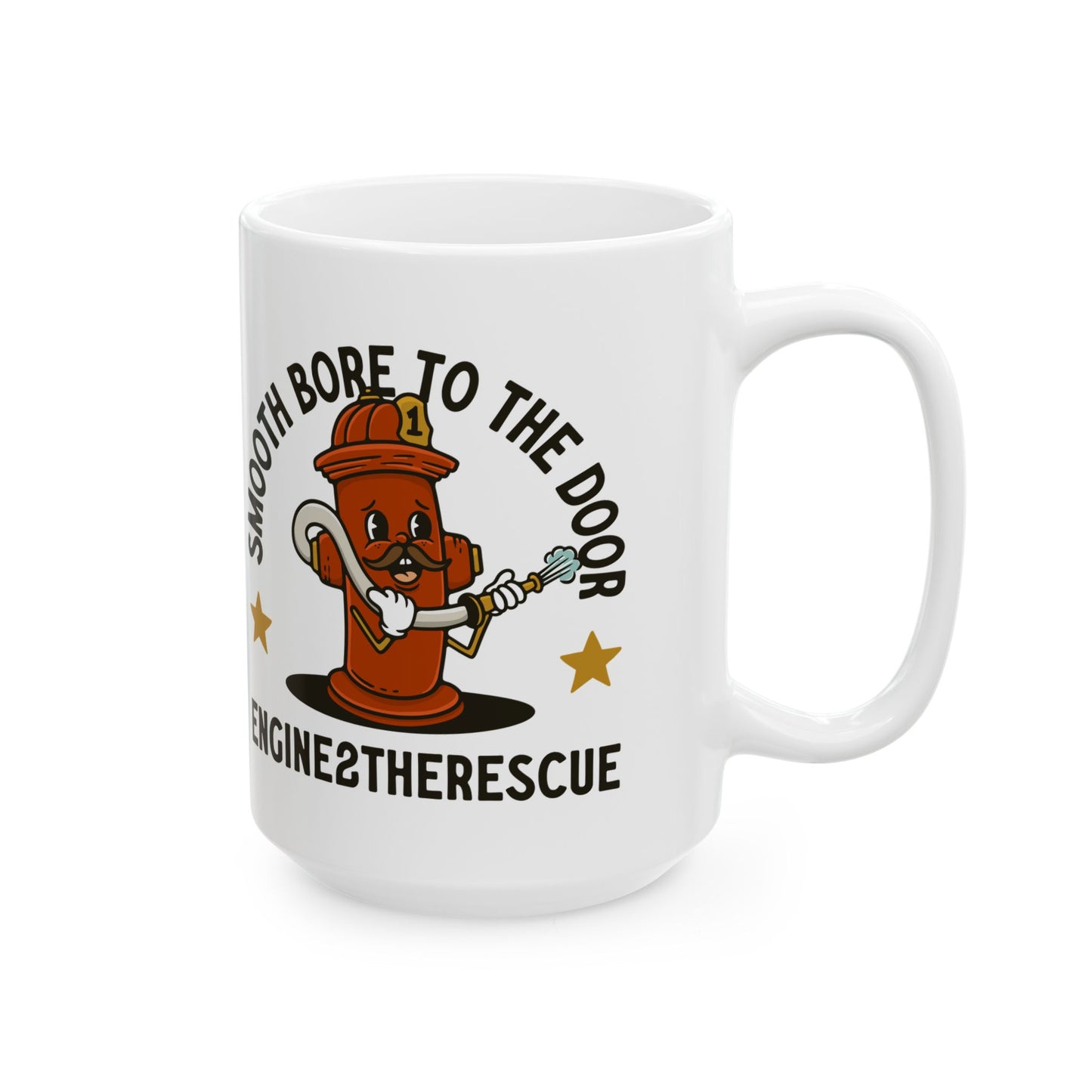 Smooth Bore To The Door Ceramic Mug, (11oz, 15oz)