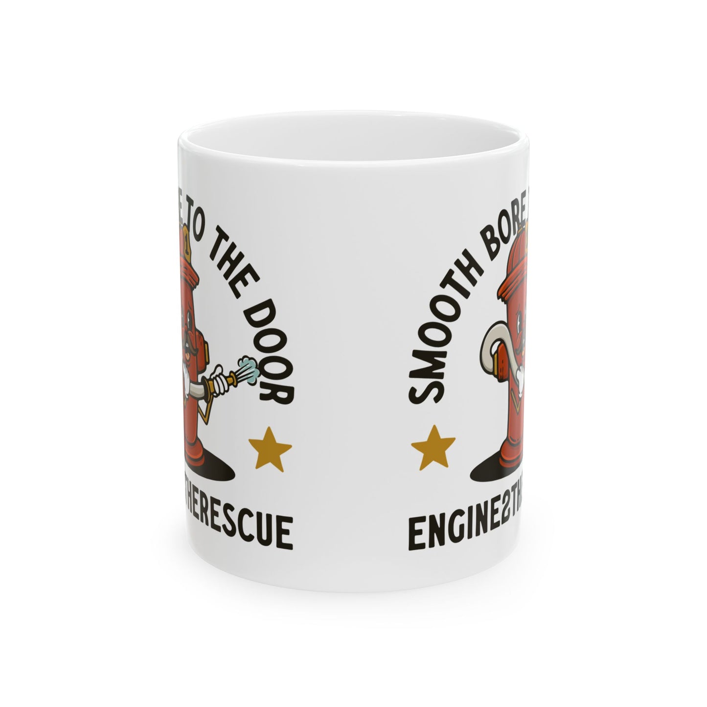 Smooth Bore To The Door Ceramic Mug, (11oz, 15oz)