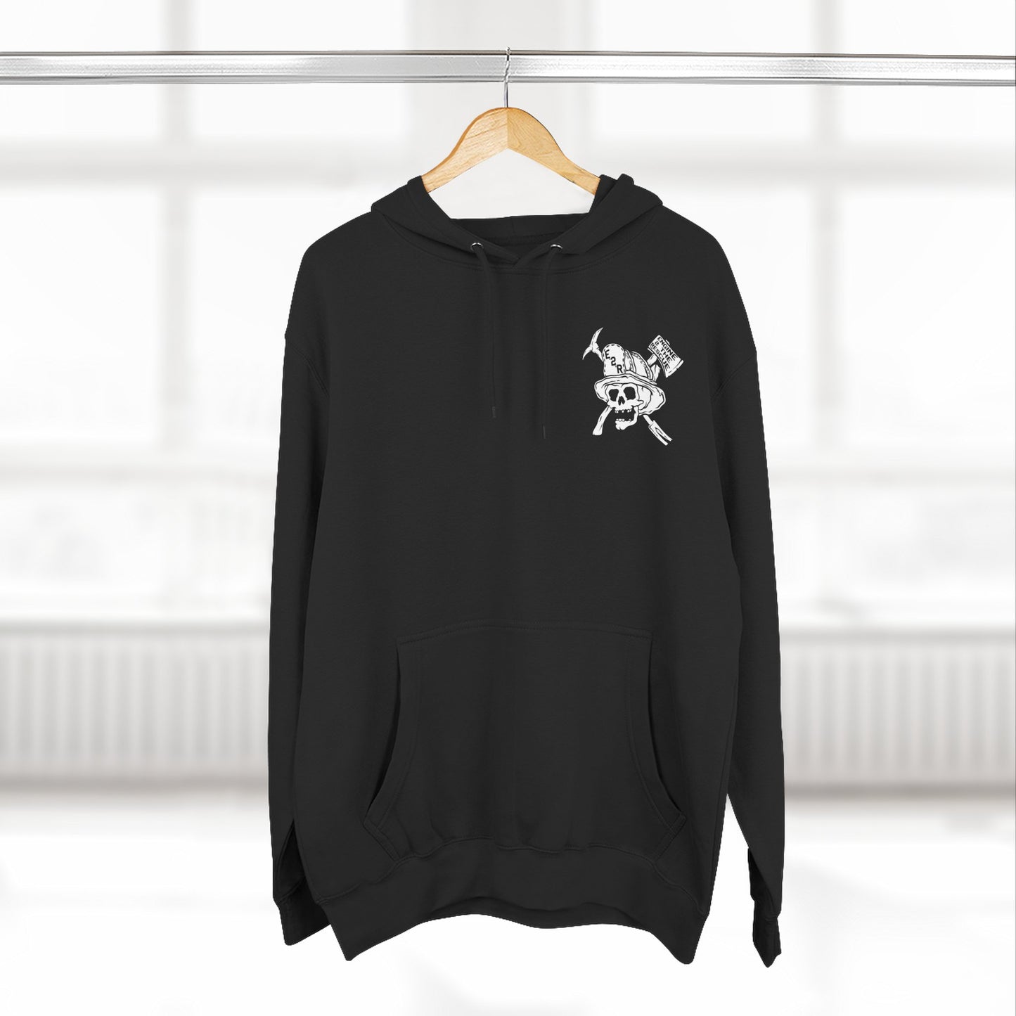 Support Your Local Engine Co. Three-Panel Fleece Hoodie