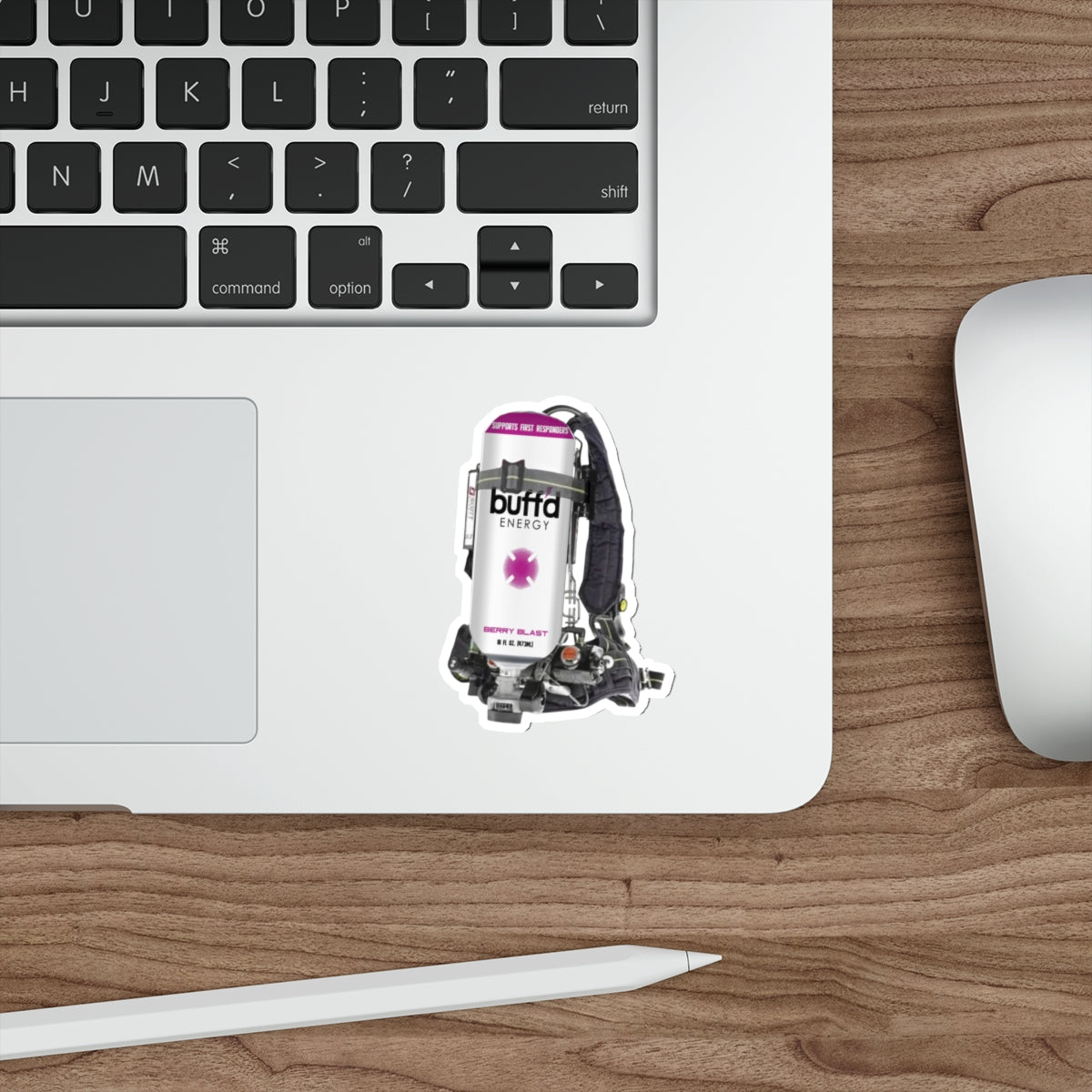buff'd Berry Blast Scott Pack Sticker
