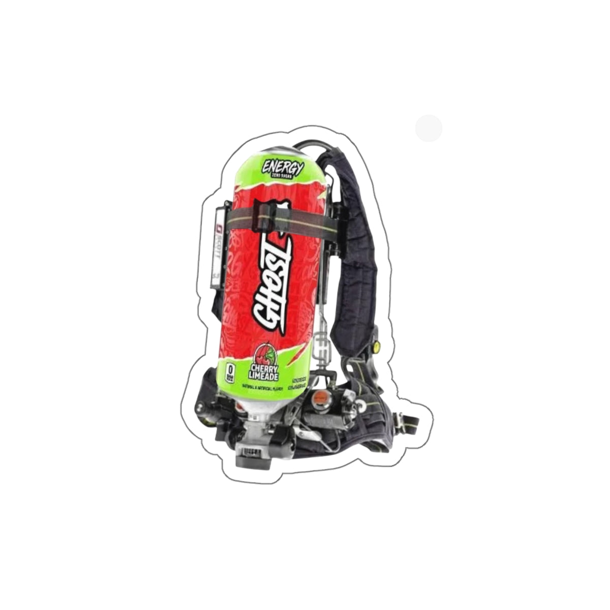 Ghost Cherry Limeade Scott Wire Sticker