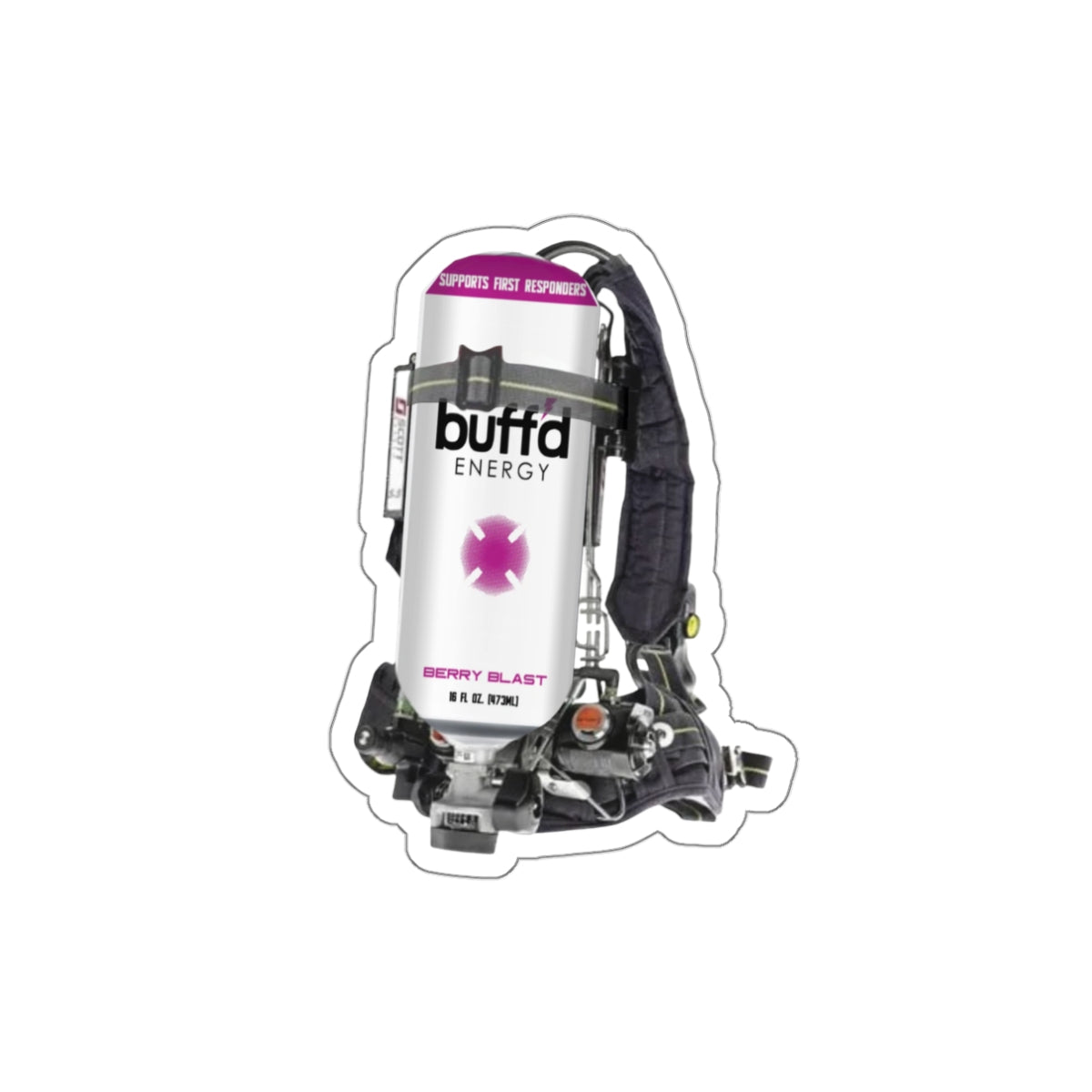 buff'd Berry Blast Scott Pack Sticker