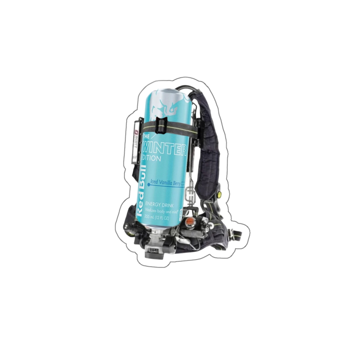 Redbull Winter Scott Wire Die-Cut Stickers