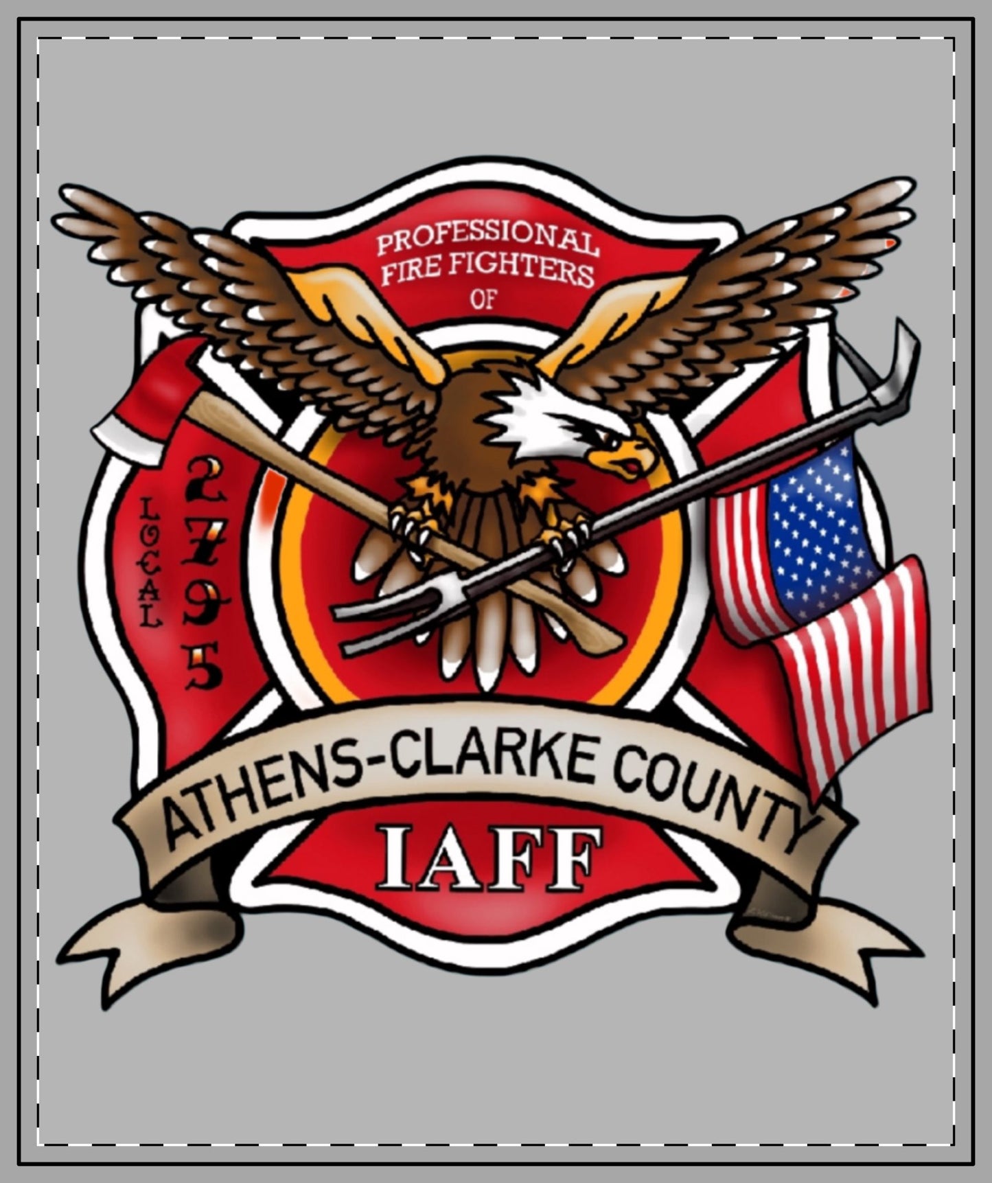 Local 2795 Quilted Throw