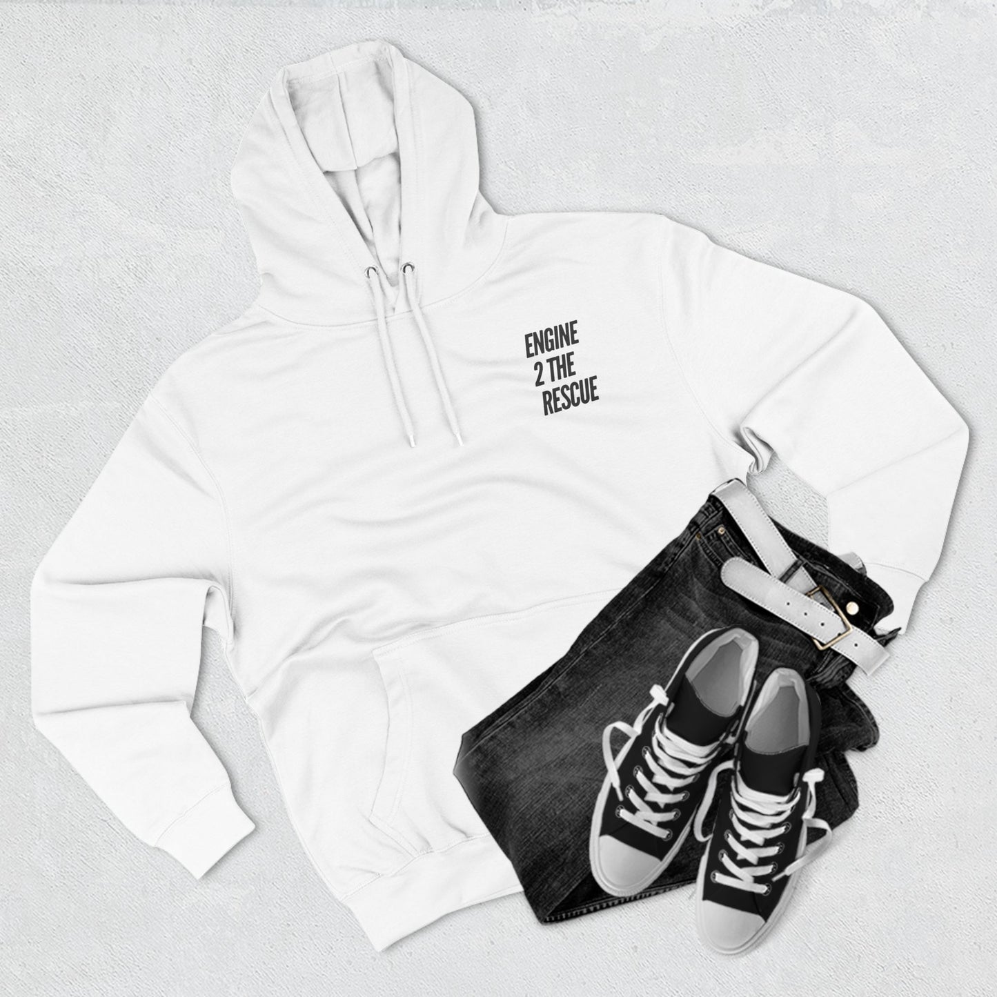 Shorsey Three-Panel Fleece Hoodie