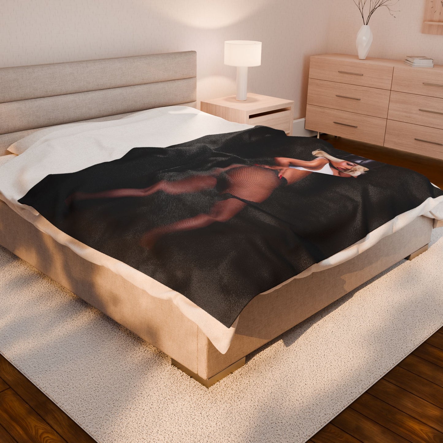 Megan Thee Velveteen Plush Blanket