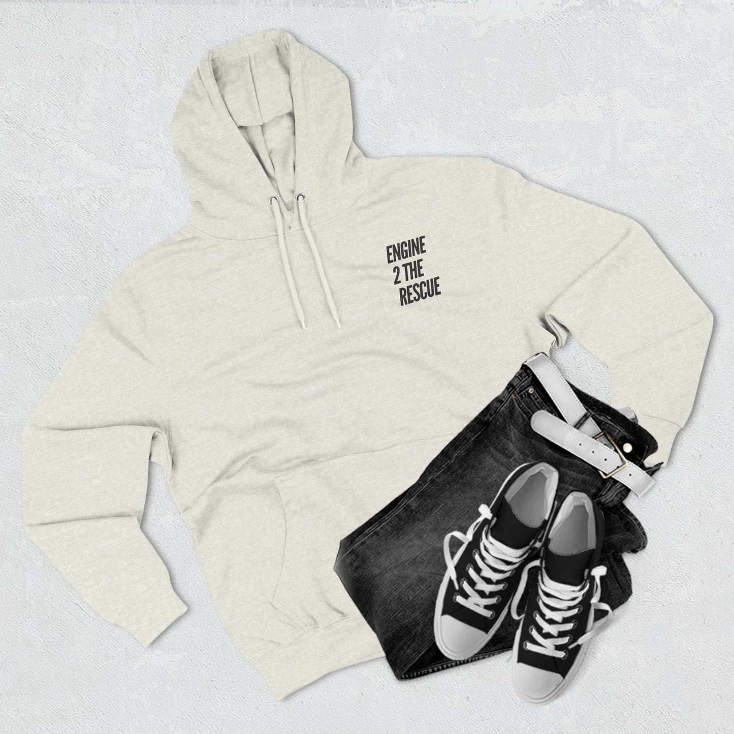 Shorsey Three-Panel Fleece Hoodie