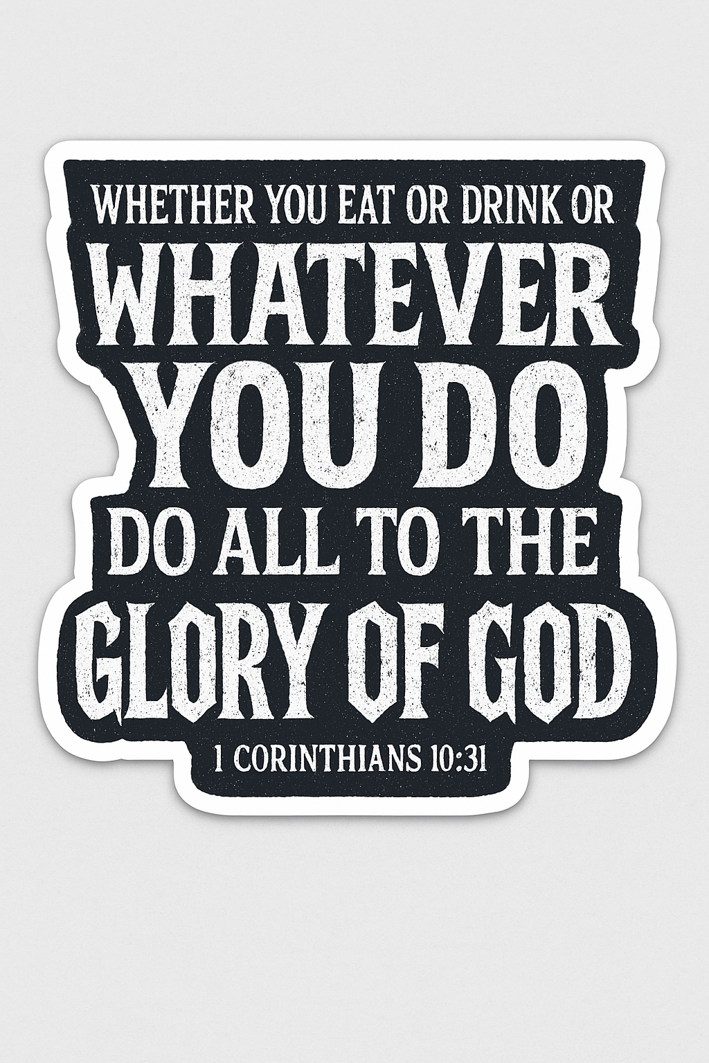 1 Corinthians 10:31