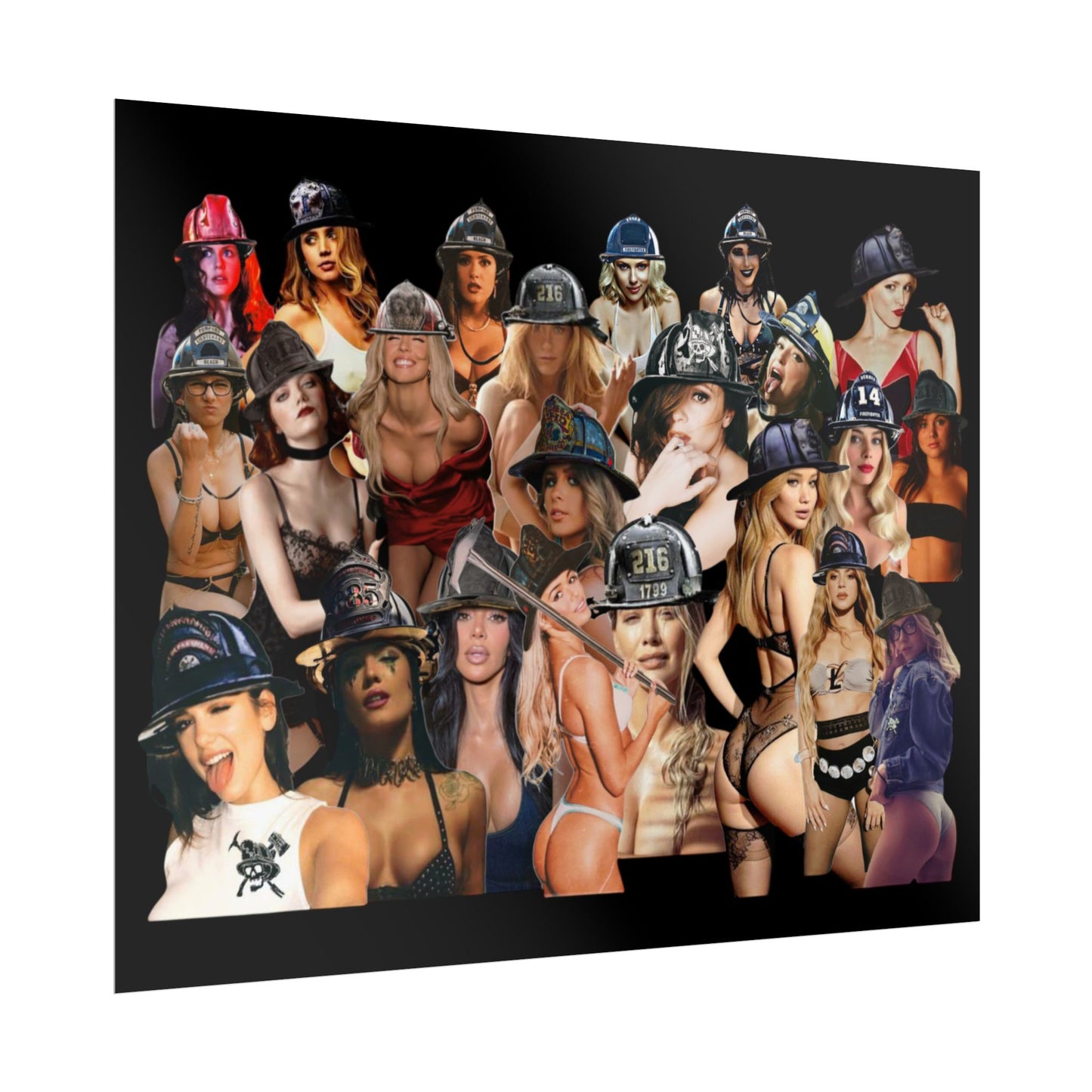 All the girls Rolled Posters