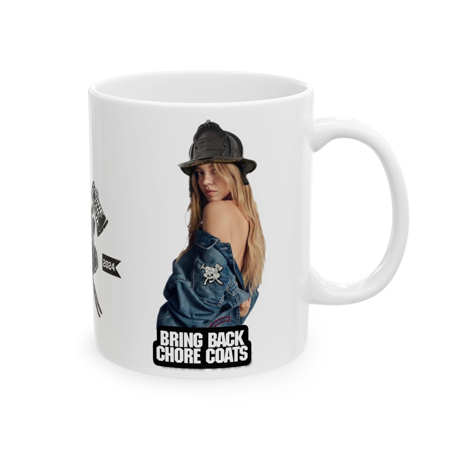 Bring back Chore Coats! Ceramic Mug, (11oz, 15oz)