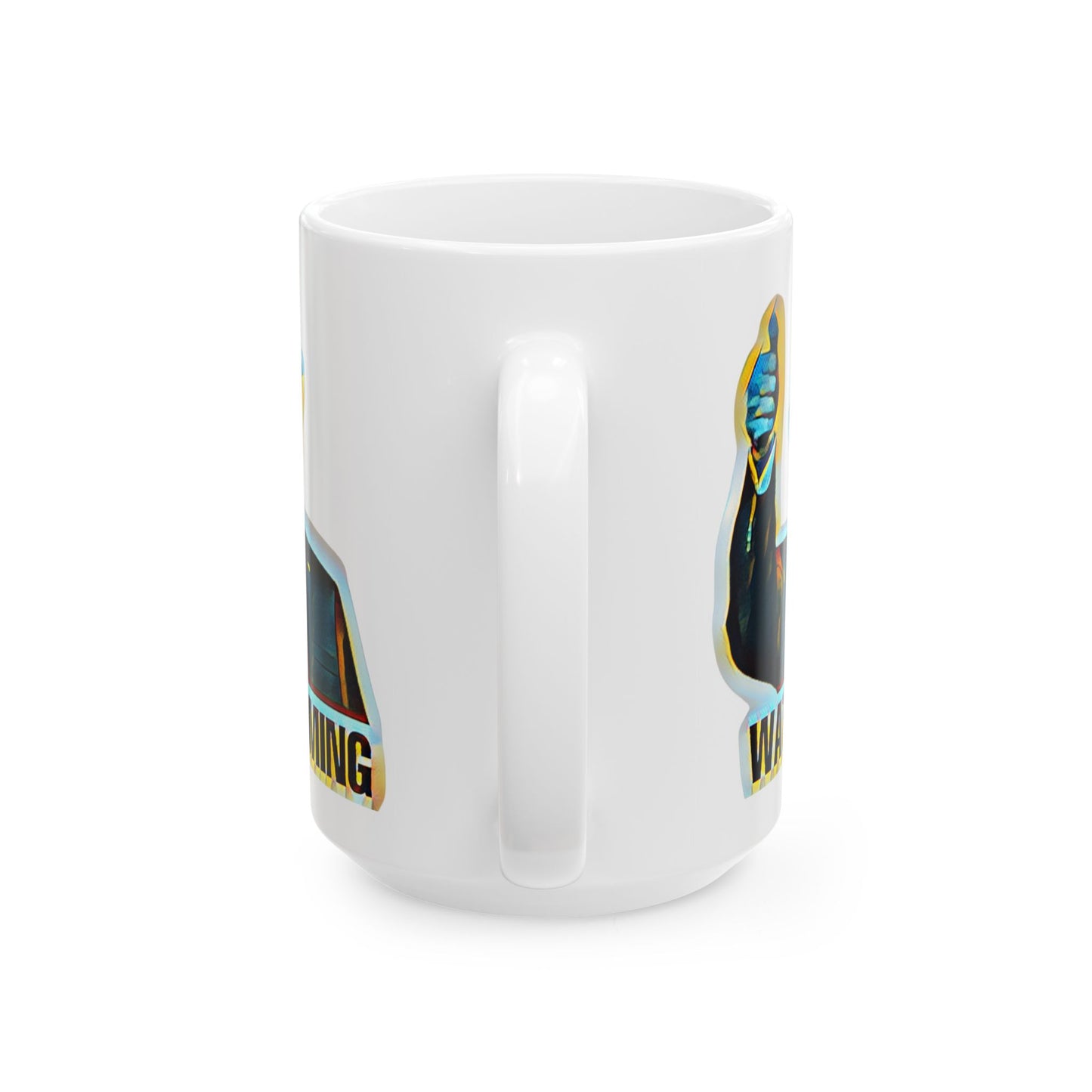 Water Coming Ceramic Mug, (11oz, 15oz)