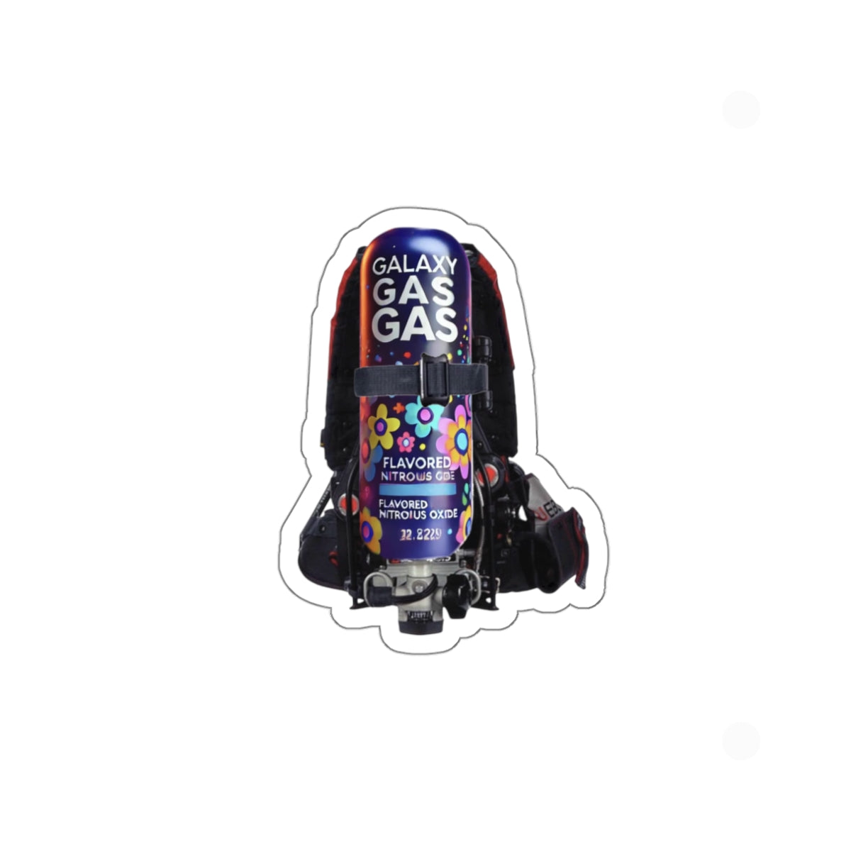 Galaxy Gas Scott X3 Sticker