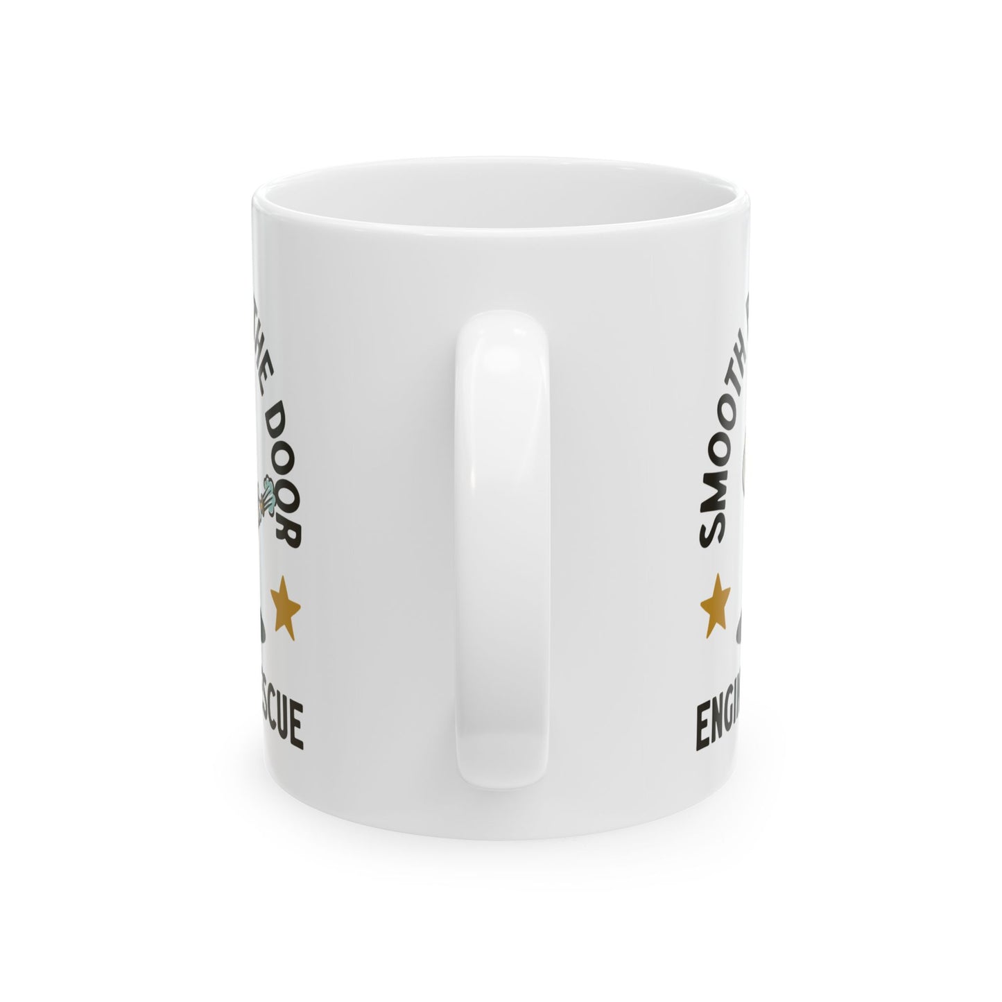 Smooth Bore To The Door Ceramic Mug, (11oz, 15oz)