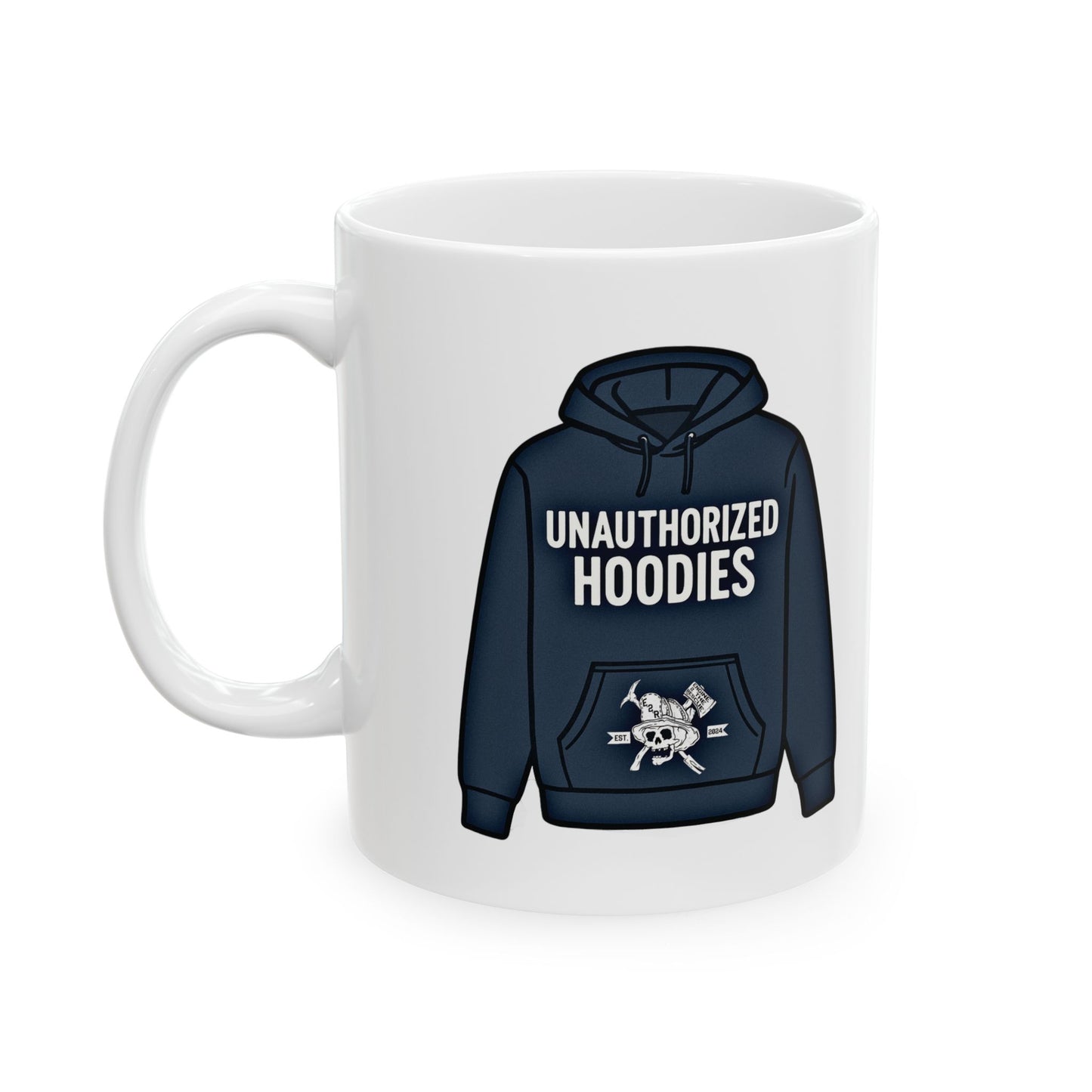 Unauthorized Hoodies Ceramic Mug, (11oz, 15oz)
