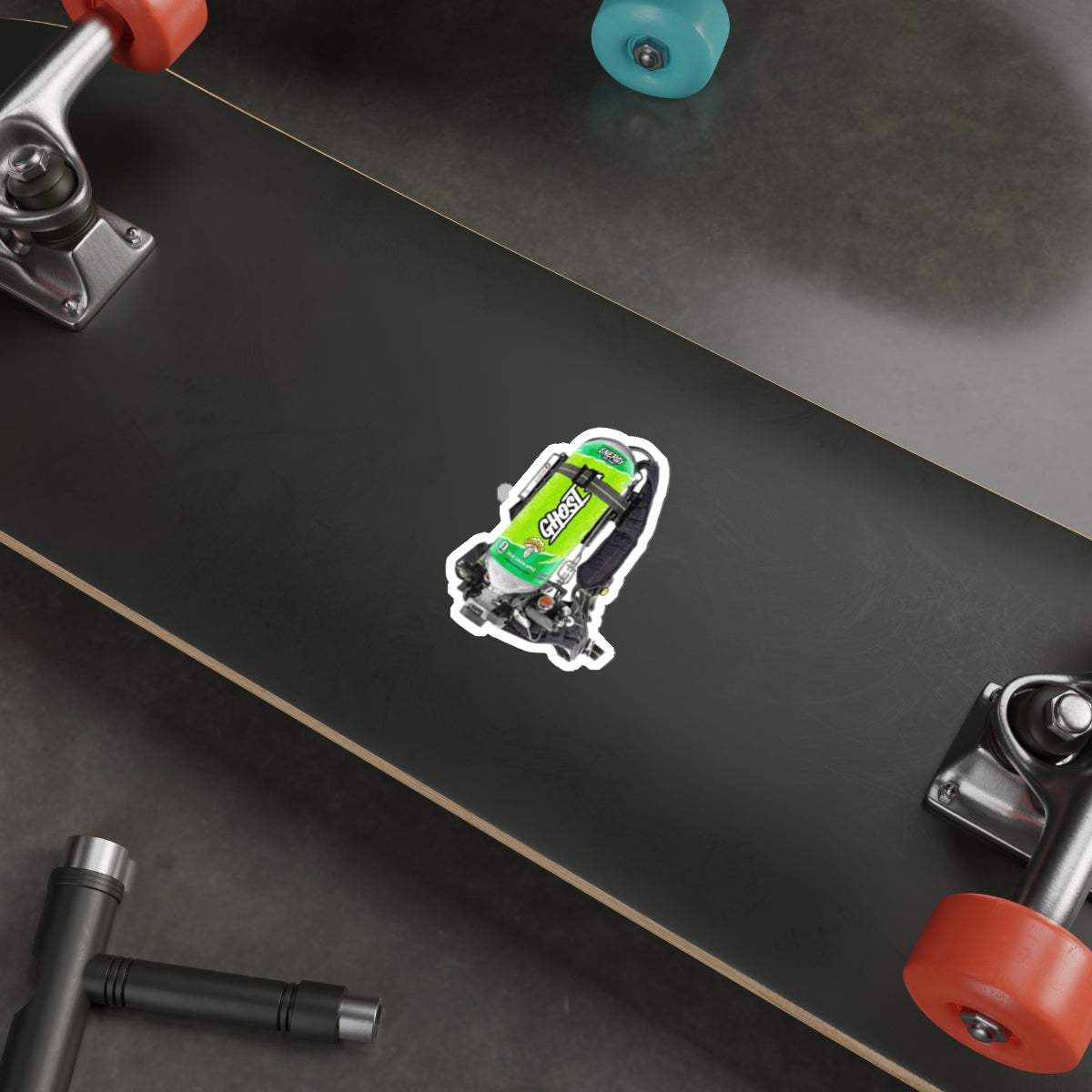 Warhead Sour Green Apple Scott Wire Die-Cut Stickers