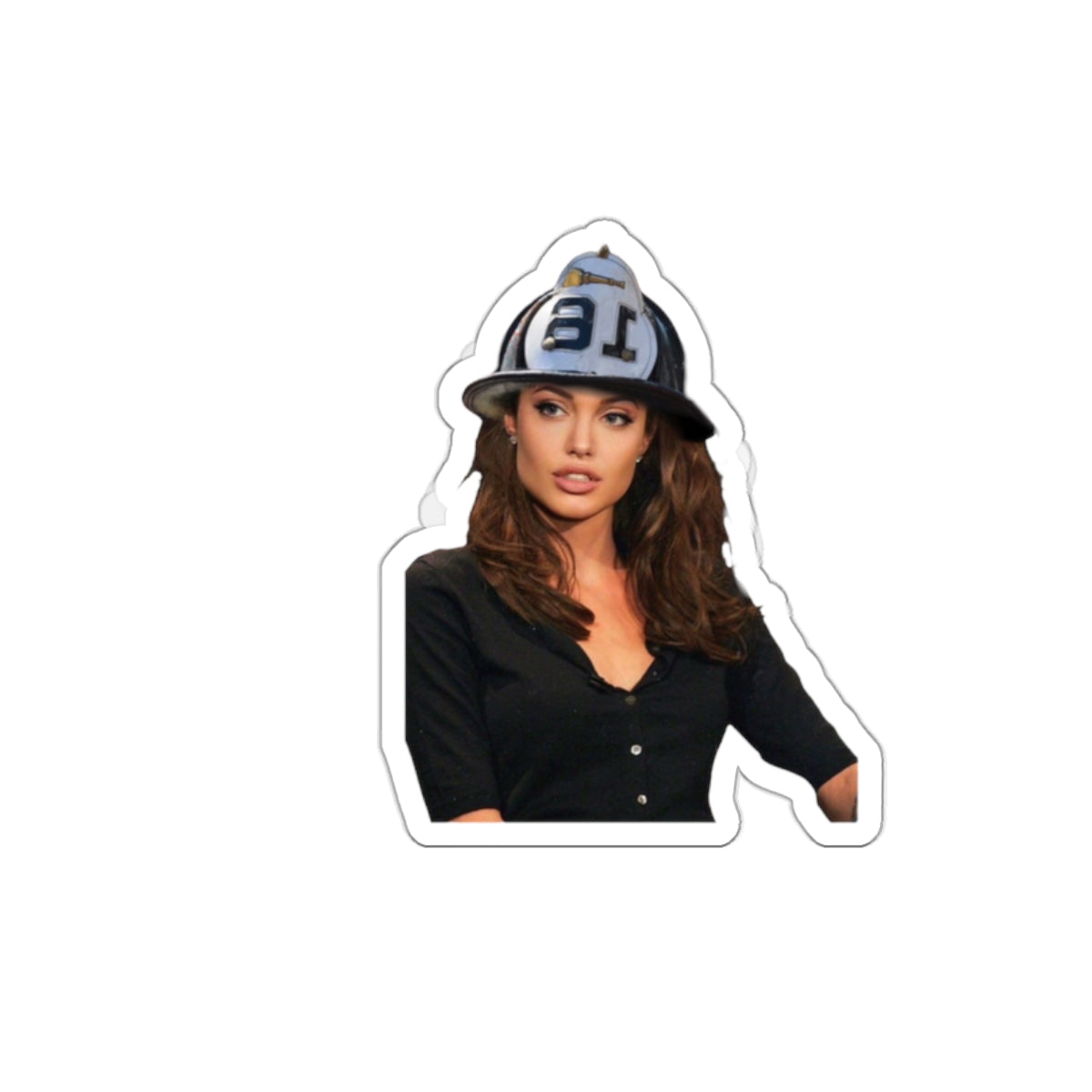 Angelina Jolie Die-Cut Stickers