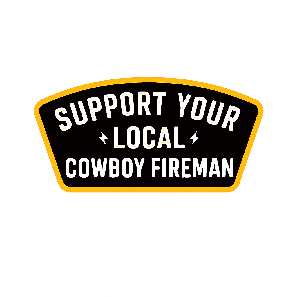 Support Your Local Cowboy Fireman