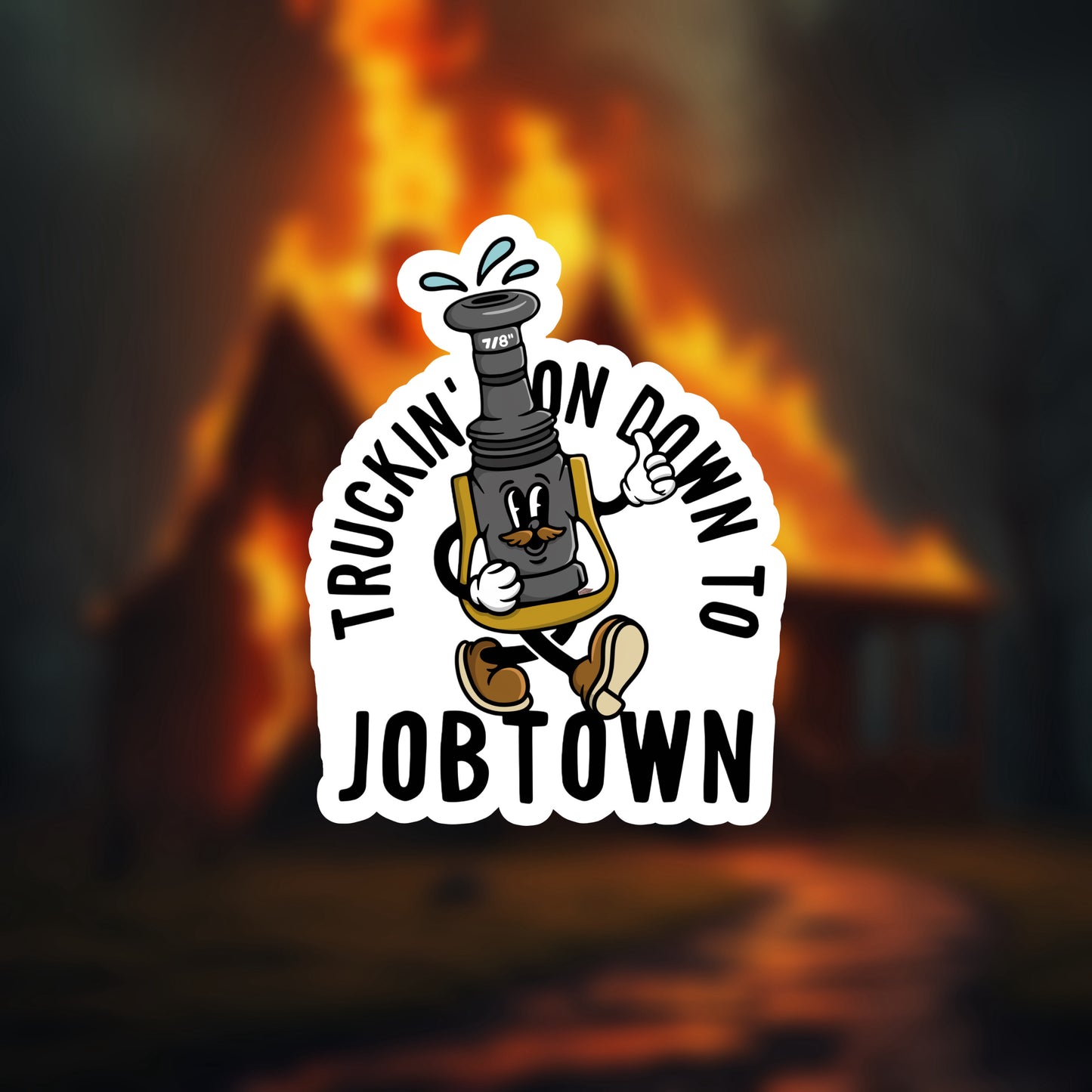 Truckin On Down To Job Town