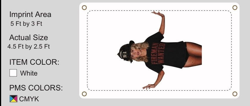 Pre order Cooke Fireman Wanted flag