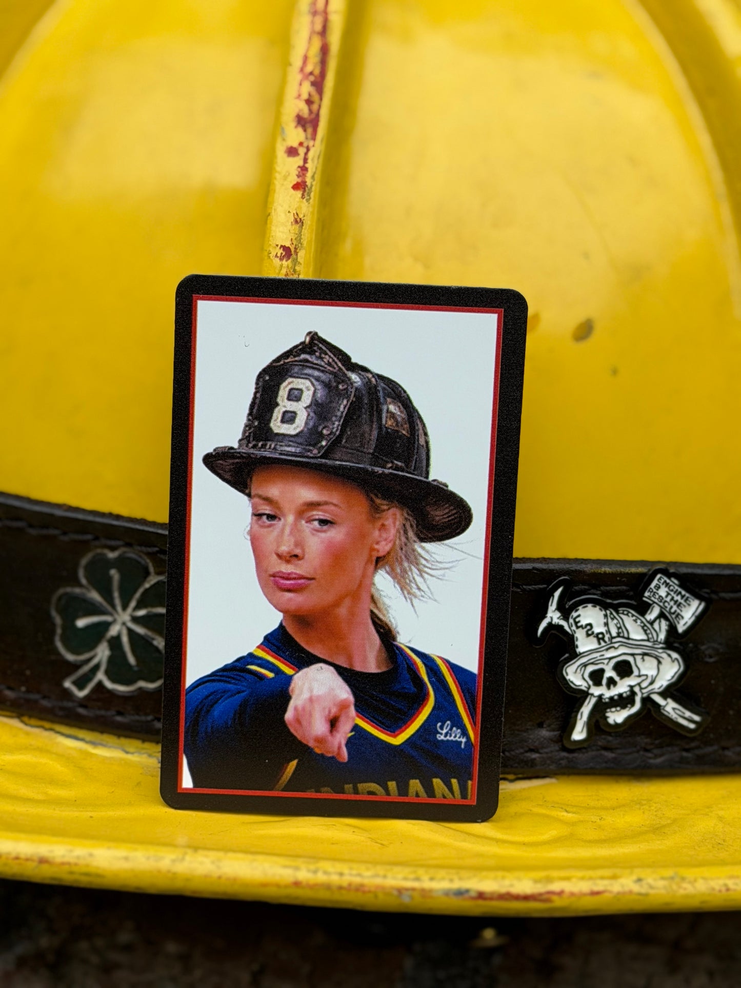 Sophie point helmet card