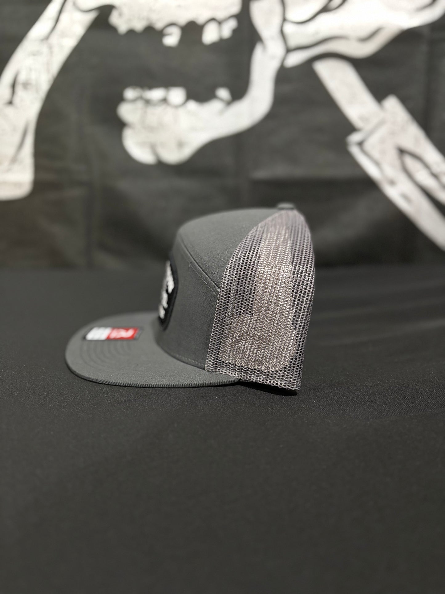 SYLEC All Charcoal color Richardson Flat Bill