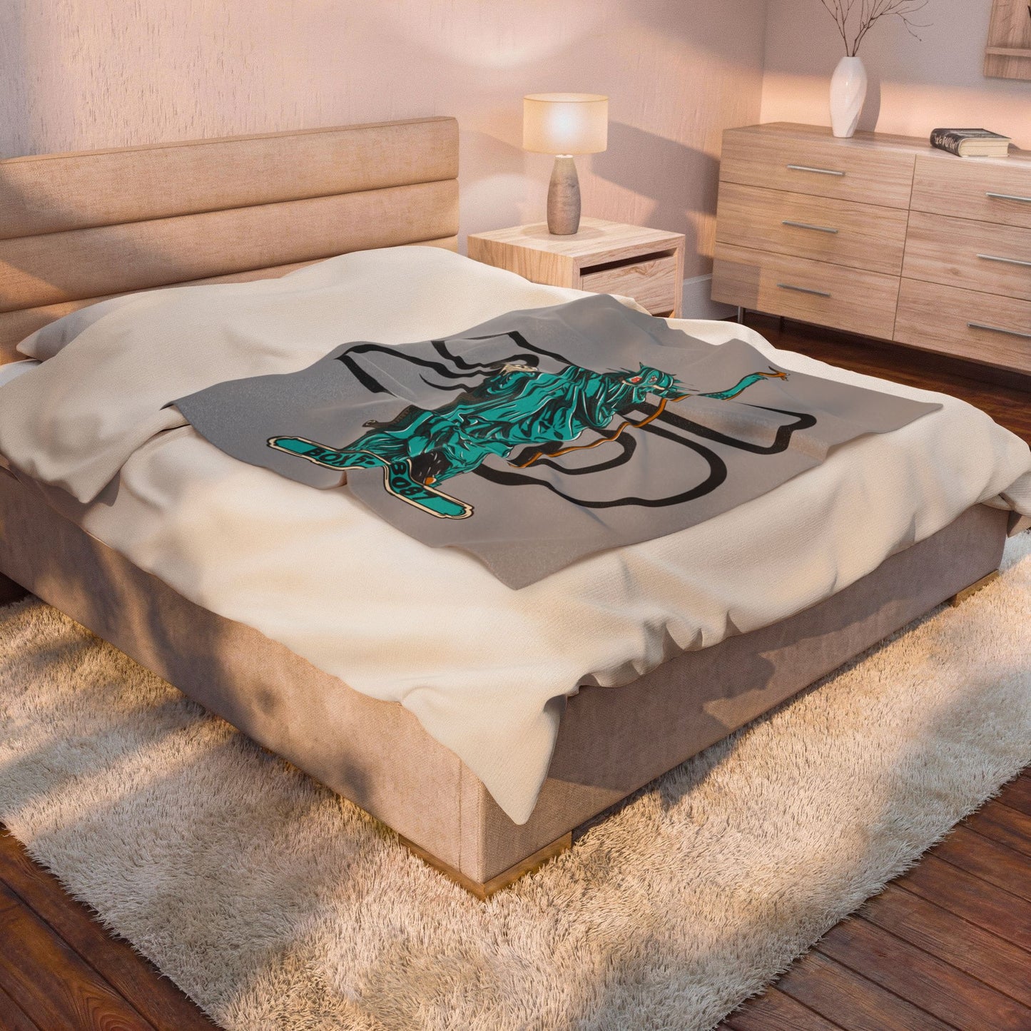 Lady Liberty 9/11 Velveteen Plush Blanket