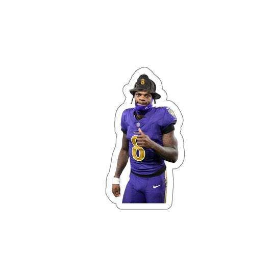 Lamar Jackson Die-Cut Stickers