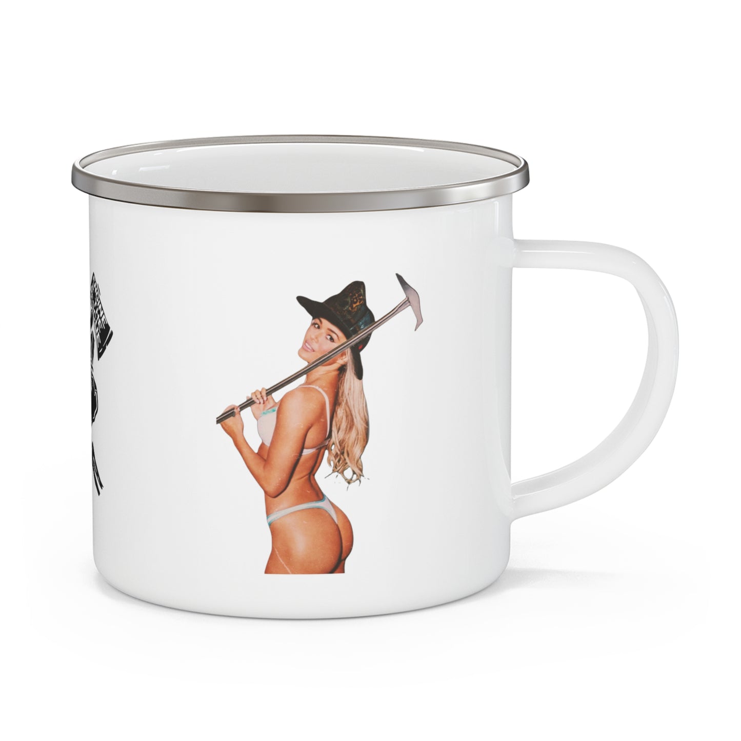 Ms. Dunne Enamel Camping Mug