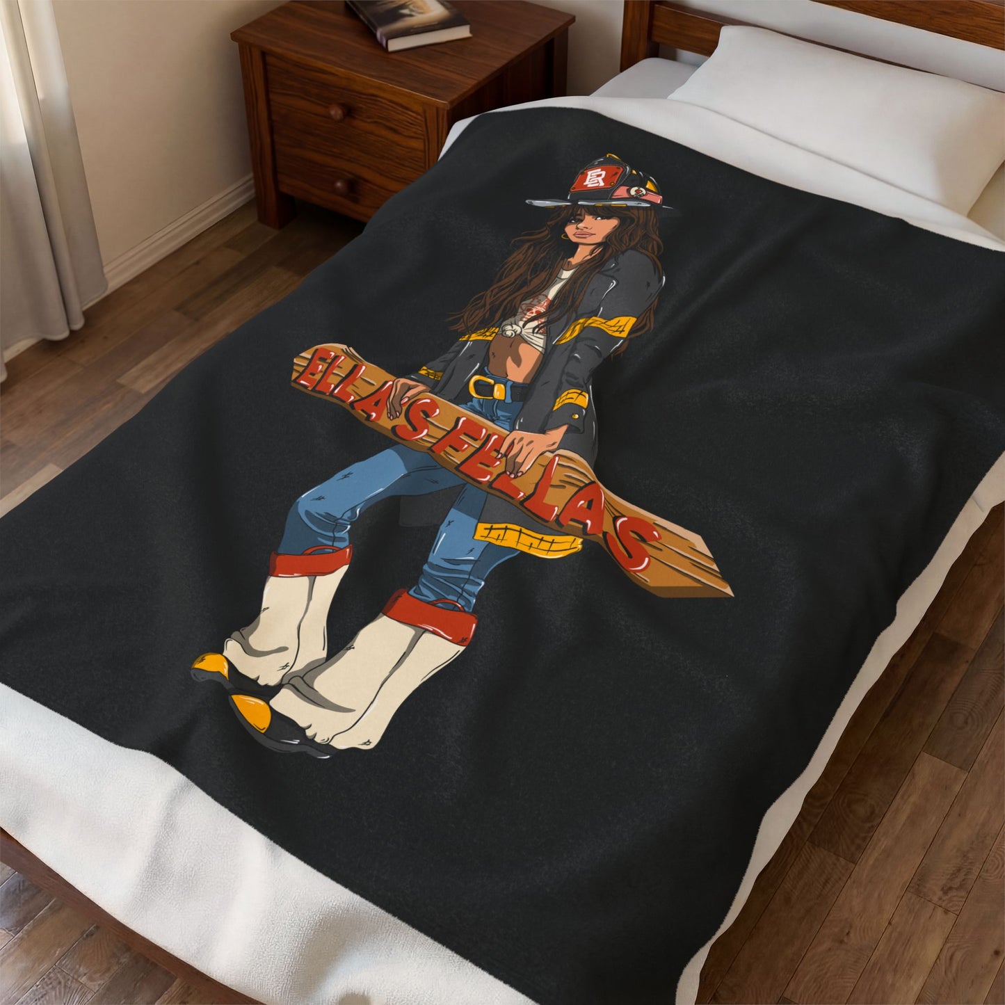 Ella’s Fellas Velveteen Plush Blanket