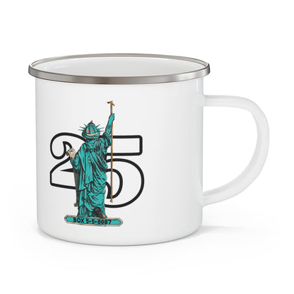 9/11 Lady Liberty Enamel Camping Mug