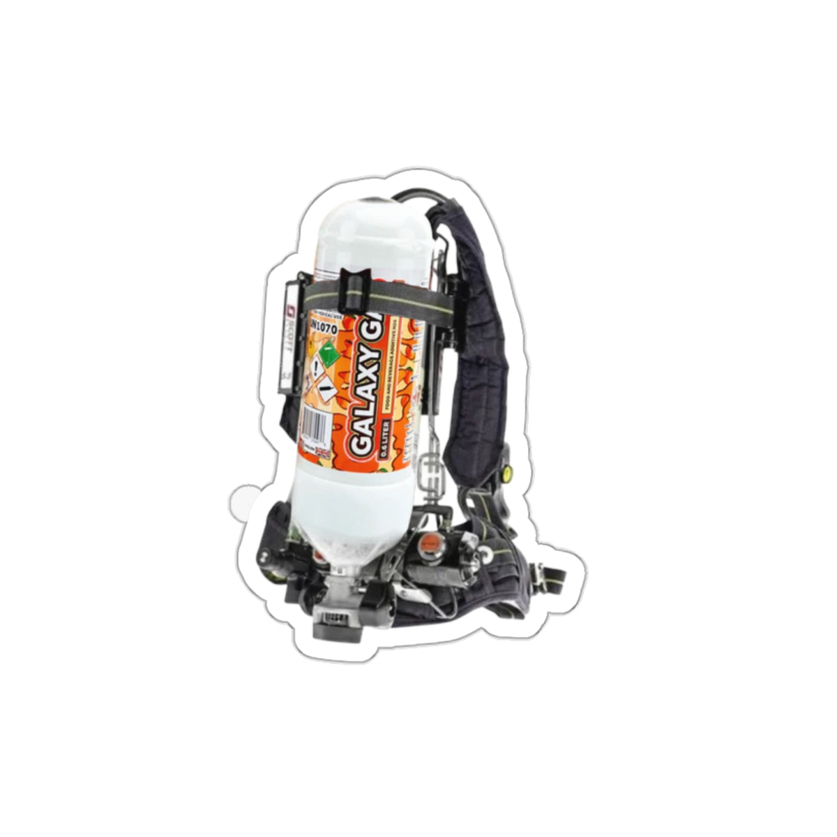 Galaxy Gas Scott Wire Sticker