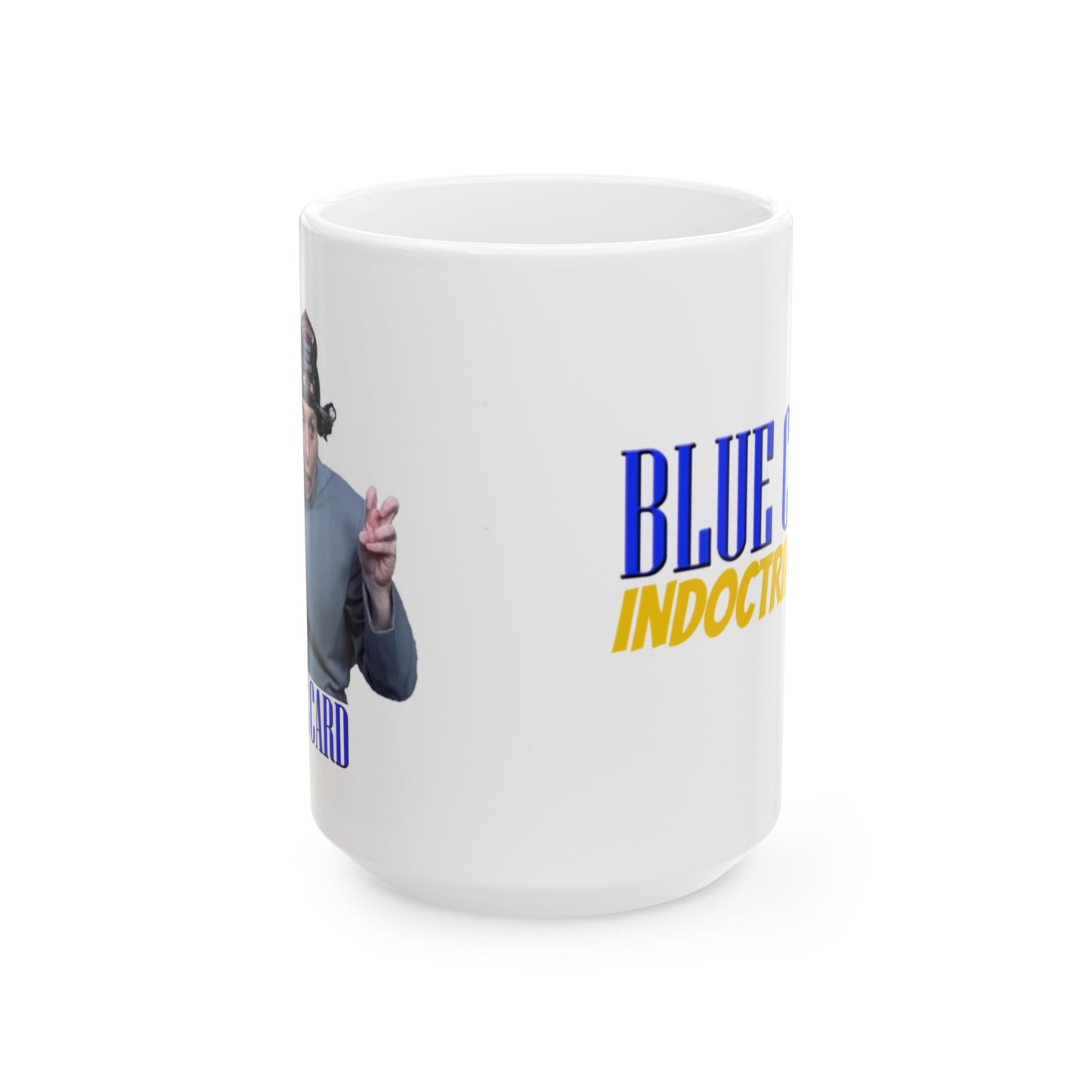 BlueCard Ceramic Mug, (11oz, 15oz)