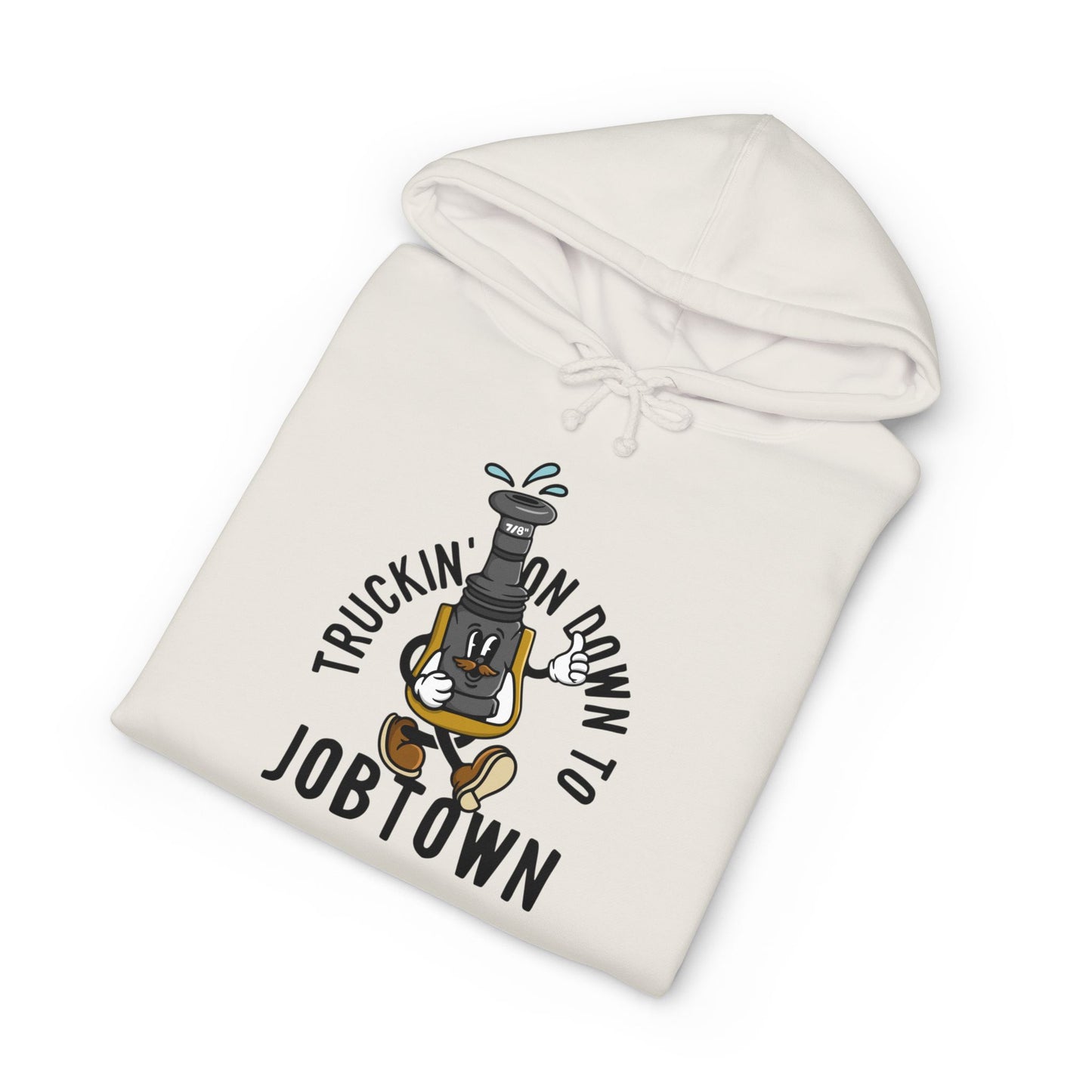 Truckin Unisex Heavyweight Hooded Sweatshirt