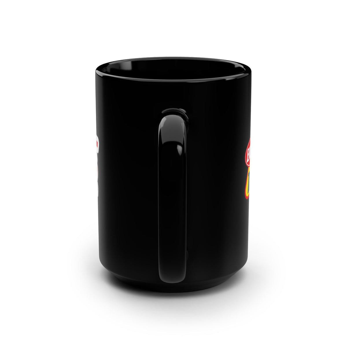 E2R warped search it Black Mug, 15oz
