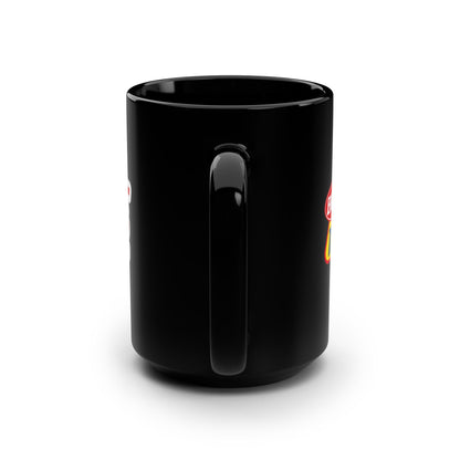 E2R warped search it Black Mug, 15oz