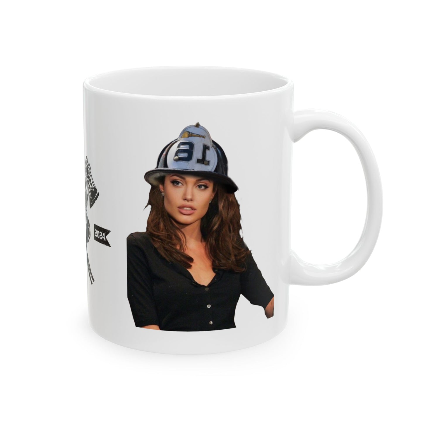 Angelina Jolie Ceramic Mug, (11oz, 15oz)