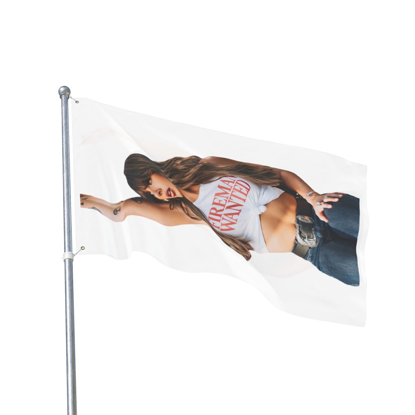 Ella Fireman wanted Double Sided Flag