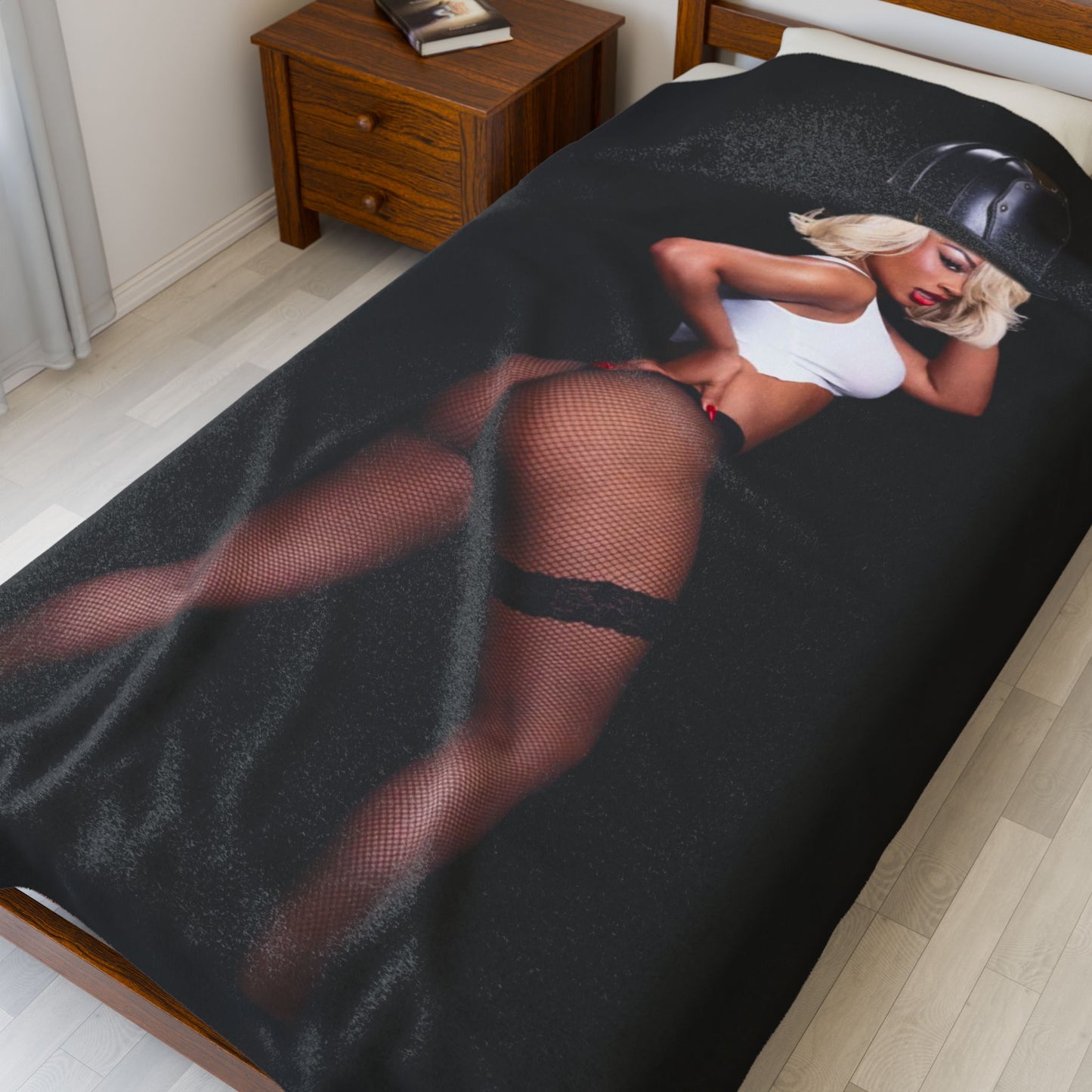 Megan Thee Velveteen Plush Blanket