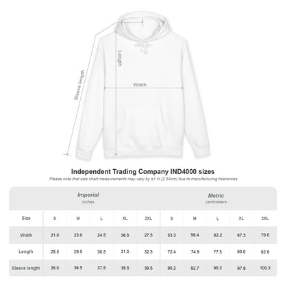 On Your Heels Unisex Heavyweight Hooded Sweatshirt