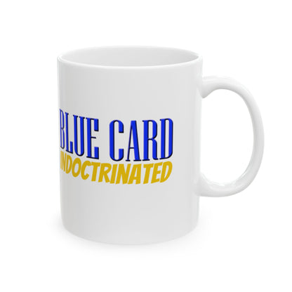 BlueCard Ceramic Mug, (11oz, 15oz)