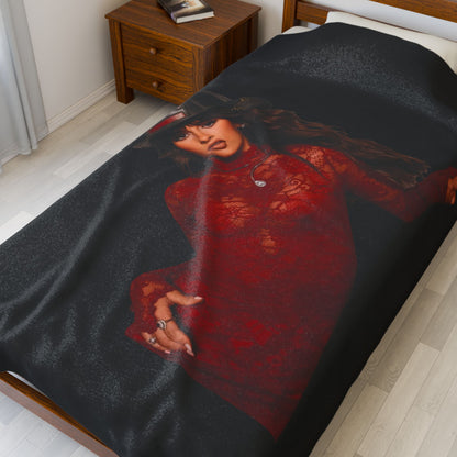 Ella 2.0 Velveteen Plush Blanket