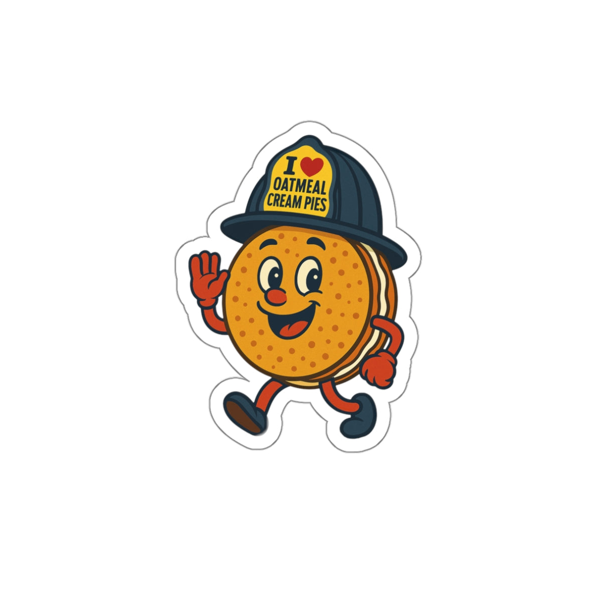 Oatmeal Cream Pie Die-Cut Stickers