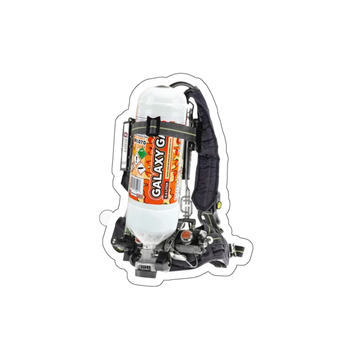 Galaxy Gas Scott Wire Sticker